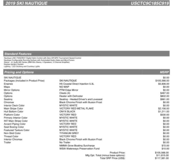 2019 Nautique Ski Nautique - Image 22