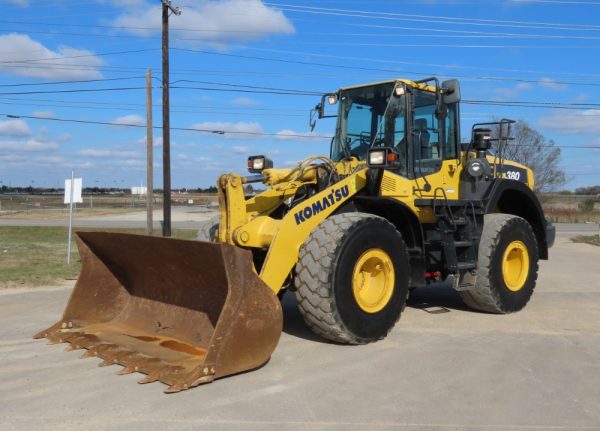 2019 Komatsu WA380-8 Wheel Loader A/C Cab Hydraulic Q/C Bucket - Image 2