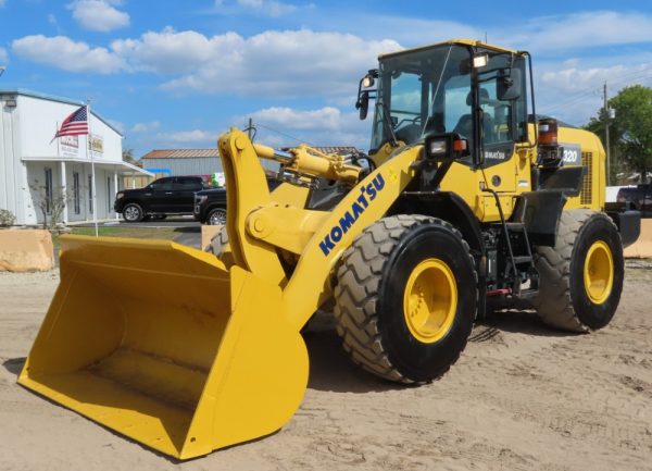 2018 Komatsu WA320-8 Wheel Loader Tractor A/C Cab Ride Control Camera - Image 2