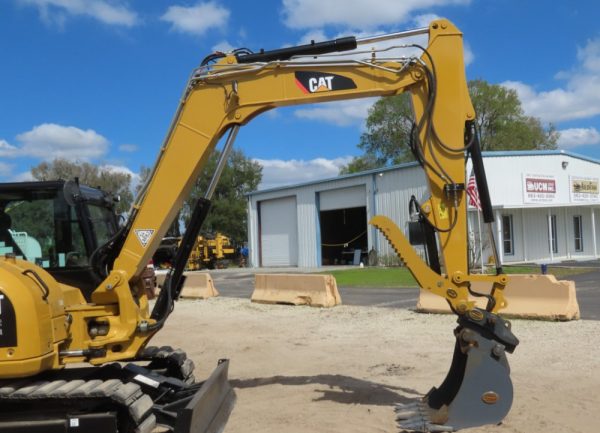 2017 Caterpillar 308E2CR CAT Excavator Backhoe Thumb Aux Hyd QC Blade AC - Image 11
