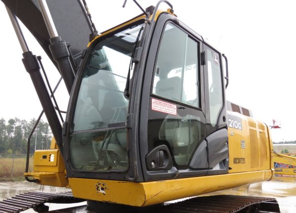 2018 John Deere 210G LC Excavator A/C Cab Aux Hydraulic Thumb Trackhoe - Image 15