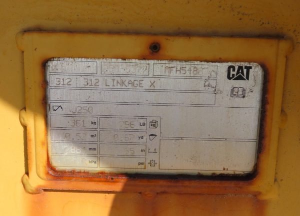 2020 Caterpillar 312F CAT Hydraulic Excavator Trackhoe A/C Cab - Image 16
