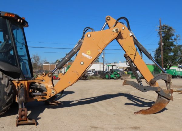 2018 Case 580SN Backhoe Wheel Loader Tractor Railroad Aux AC Cab - Image 17