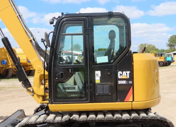 2017 Caterpillar 308E2CR CAT Excavator Backhoe Thumb Aux Hyd QC Blade AC - Image 18
