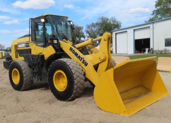 2018 Komatsu WA320-8 Wheel Loader Tractor A/C Cab Ride Control Camera - Image 3