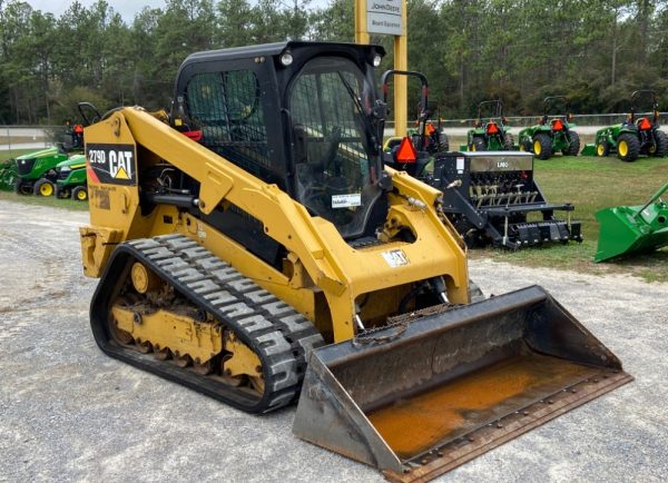 2018 Caterpillar 279D High Flow Skid Steer Track Loader Crawler A/C Cab - Image 3