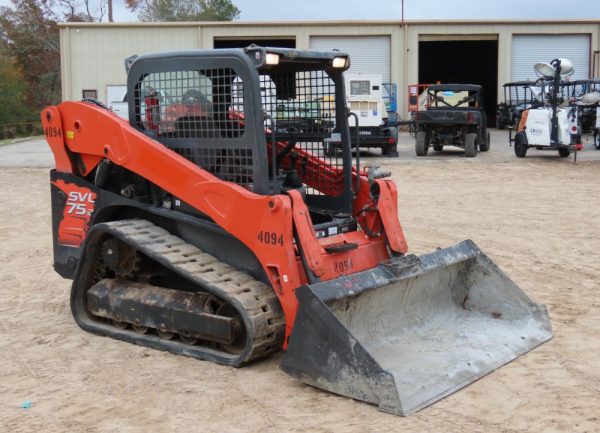 2017 Kubota SVL75-2 Skid Steer Track Loader Crawler Tractor Aux Hyd 74HP - Image 3
