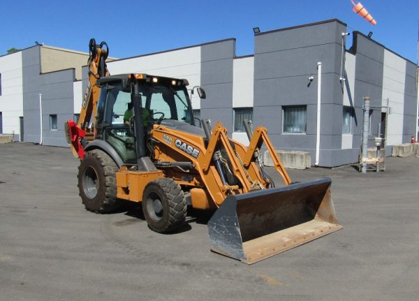 2016 Case 590 Super N 4x4 Backhoe Wheel Loader Tractor Extendahoe Cab AC - Image 3