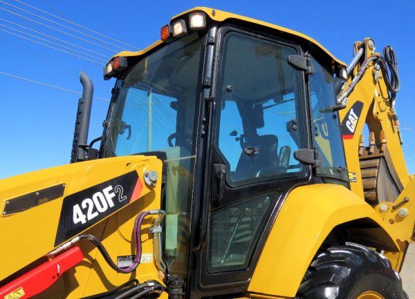 2017 Caterpillar 420F2 4x4 Backhoe Wheel Loader Tractor E-Stick Cab A/C - Image 25