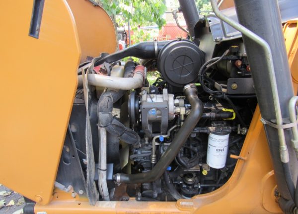 2016 Case 590 Super N 4x4 Backhoe Wheel Loader Tractor Extendahoe Cab AC - Image 27