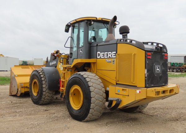 2018 John Deere 644K Wheel Loader Cab AC Diesel Tractor 124" Bucket - Image 4