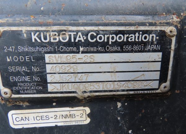 2018 Kubota SVL95-2 Skid Steer Track Loader Crawler Aux Hyd Cab Bucket - Image 31