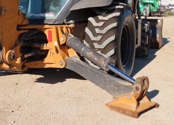 2018 Case 580SN Backhoe Wheel Loader Tractor Railroad Aux AC Cab - Image 33