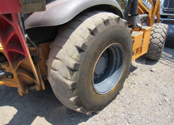 2016 Case 590 Super N 4x4 Backhoe Wheel Loader Tractor Extendahoe Cab AC - Image 34