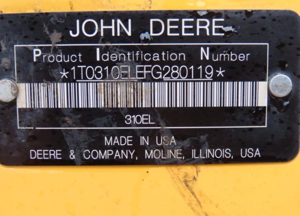 2015 John Deere 310LEP 4x4 Backhoe Wheel Loader Tractor E-Stick Aux Hyd - Image 38