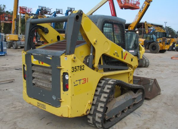 2019 Wacker Neuson ST31 Skid Steer Track Loader Crawler Tractor Cab A/C - Image 5