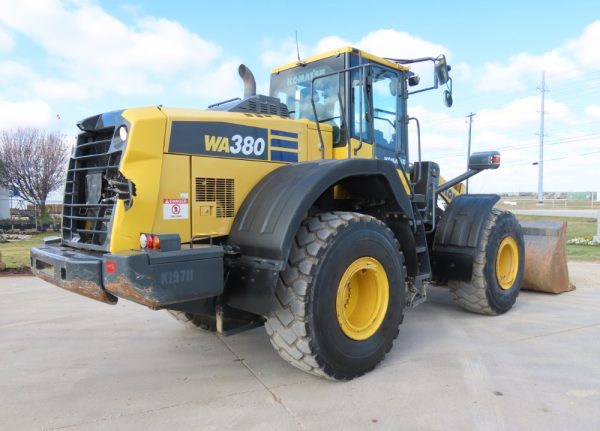 2019 Komatsu WA380-8 Wheel Loader A/C Cab Hydraulic Q/C Bucket - Image 5