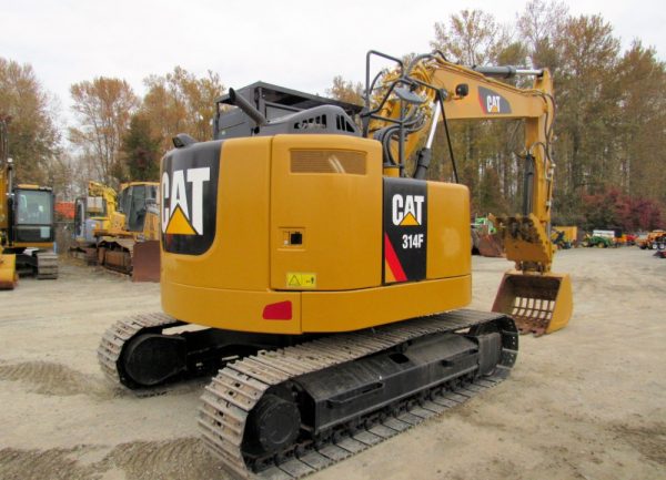 2019 Caterpillar 314F CR Excavator Hydraulic Thumb Trackhoe A/C - Image 5