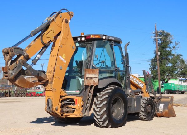 2018 Case 580SN Backhoe Wheel Loader Tractor Railroad Aux AC Cab