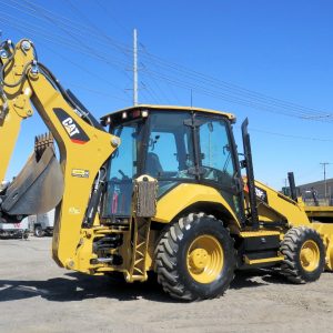 2017 Caterpillar 420F2 4x4 Backhoe Wheel Loader Tractor E-Stick Cab A/C
