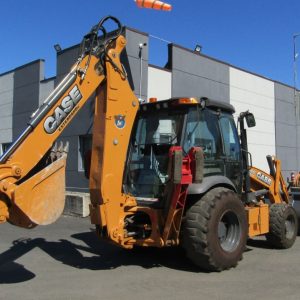 2016 Case 590 Super N 4x4 Backhoe Wheel Loader Tractor Extendahoe Cab AC