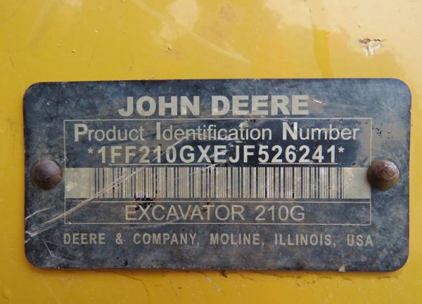 2018 John Deere 210G LC Excavator A/C Cab Aux Hydraulic Thumb Trackhoe - Image 42