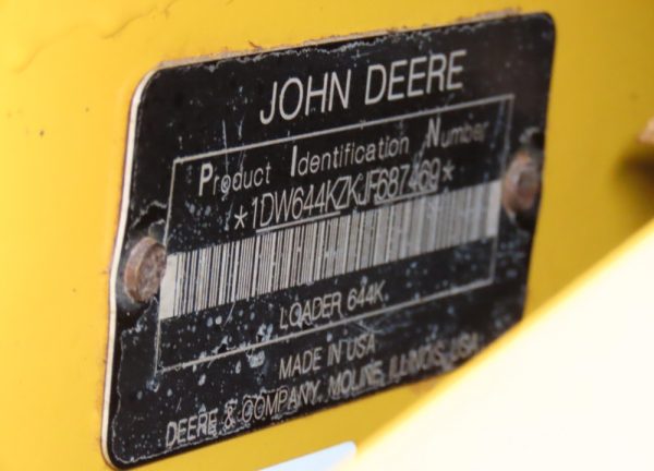 2018 John Deere 644K Wheel Loader Cab AC Diesel Tractor 124" Bucket - Image 44