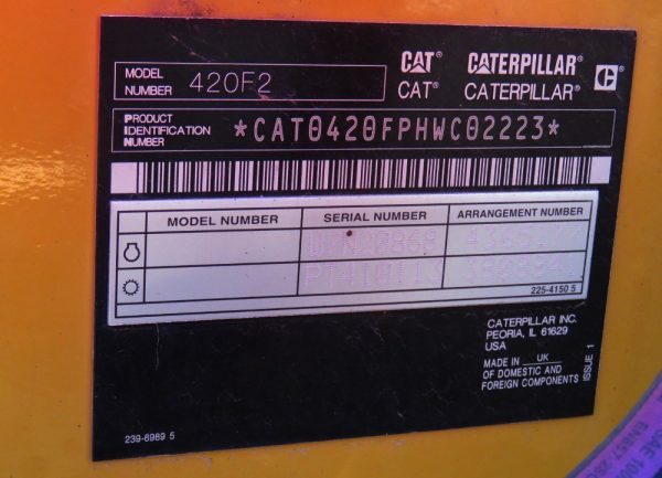 2017 Caterpillar 420F2 4x4 Backhoe Wheel Loader Tractor E-Stick Cab A/C - Image 49