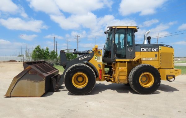 2017 John Deere 624K-II Wheel Loader Tractor A/C Cab Hyd Q/C Auto Shift - Image 6
