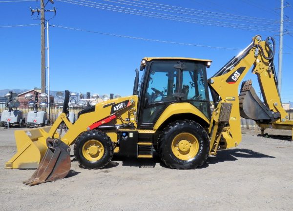 2017 Caterpillar 420F2 4x4 Backhoe Wheel Loader Tractor E-Stick Cab A/C - Image 6