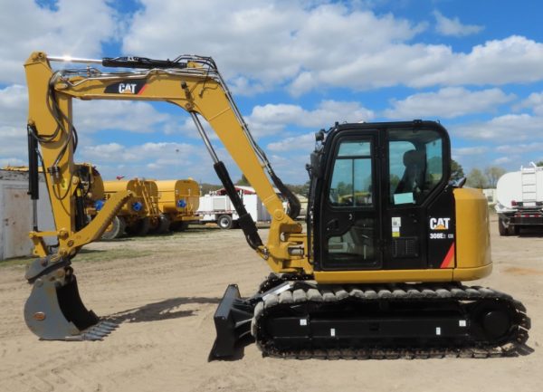 2017 Caterpillar 308E2CR CAT Excavator Backhoe Thumb Aux Hyd QC Blade AC - Image 6