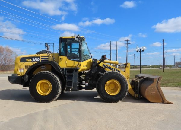 2019 Komatsu WA380-8 Wheel Loader A/C Cab Hydraulic Q/C Bucket - Image 7