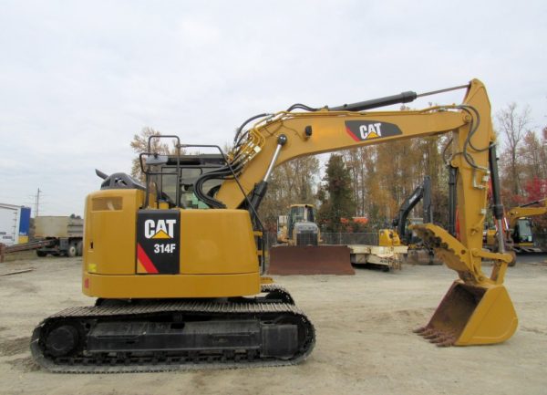 2019 Caterpillar 314F CR Excavator Hydraulic Thumb Trackhoe A/C - Image 7