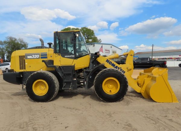 2018 Komatsu WA320-8 Wheel Loader Tractor A/C Cab Ride Control Camera