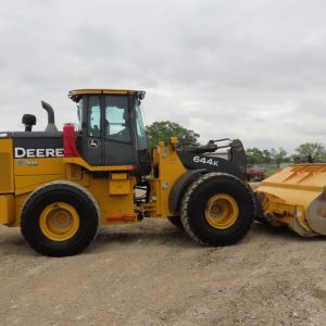 2018 John Deere 644K Wheel Loader Cab AC Diesel Tractor 124" Bucket