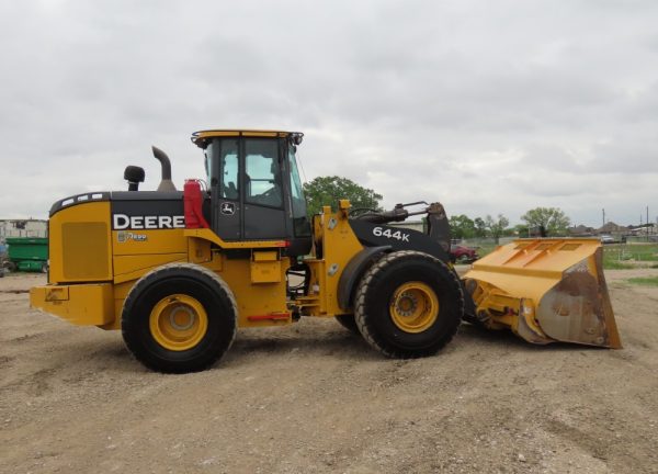 2018 John Deere 644K Wheel Loader Cab AC Diesel Tractor 124" Bucket