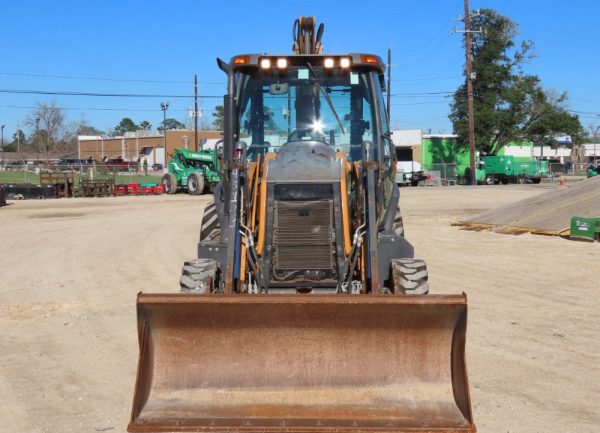 2018 Case 580SN Backhoe Wheel Loader Tractor Railroad Aux AC Cab - Image 8