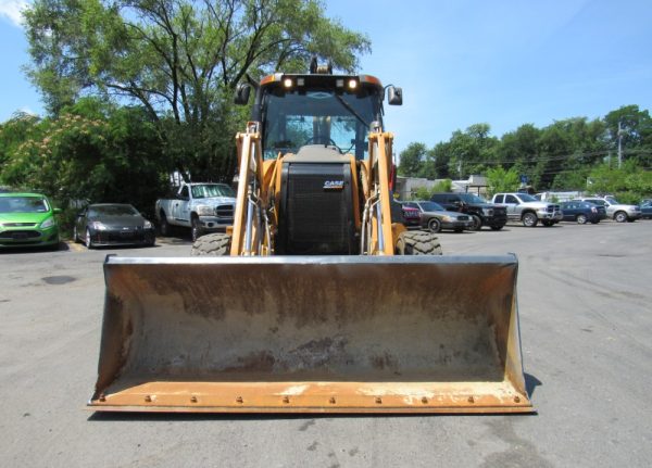 2016 Case 590 Super N 4x4 Backhoe Wheel Loader Tractor Extendahoe Cab AC - Image 8