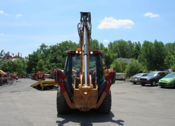 2016 Case 590 Super N 4x4 Backhoe Wheel Loader Tractor Extendahoe Cab AC - Image 9