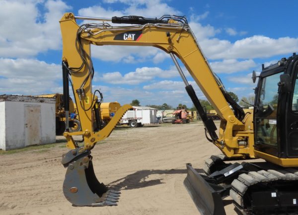 2017 Caterpillar 308E2CR CAT Excavator Backhoe Thumb Aux Hyd QC Blade AC - Image 10